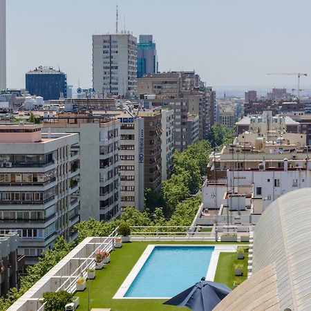 Charming Eurobuilding 2 Terrace Exclusive - Plaza De Parking Apartment Madrid Bagian luar foto