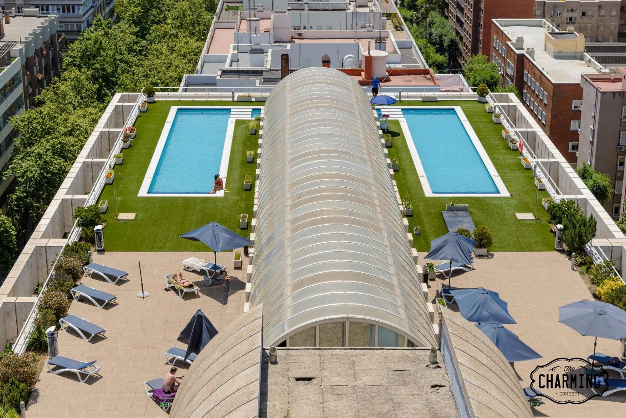 Charming Eurobuilding 2 Terrace Exclusive - Plaza De Parking Apartment Madrid Bagian luar foto