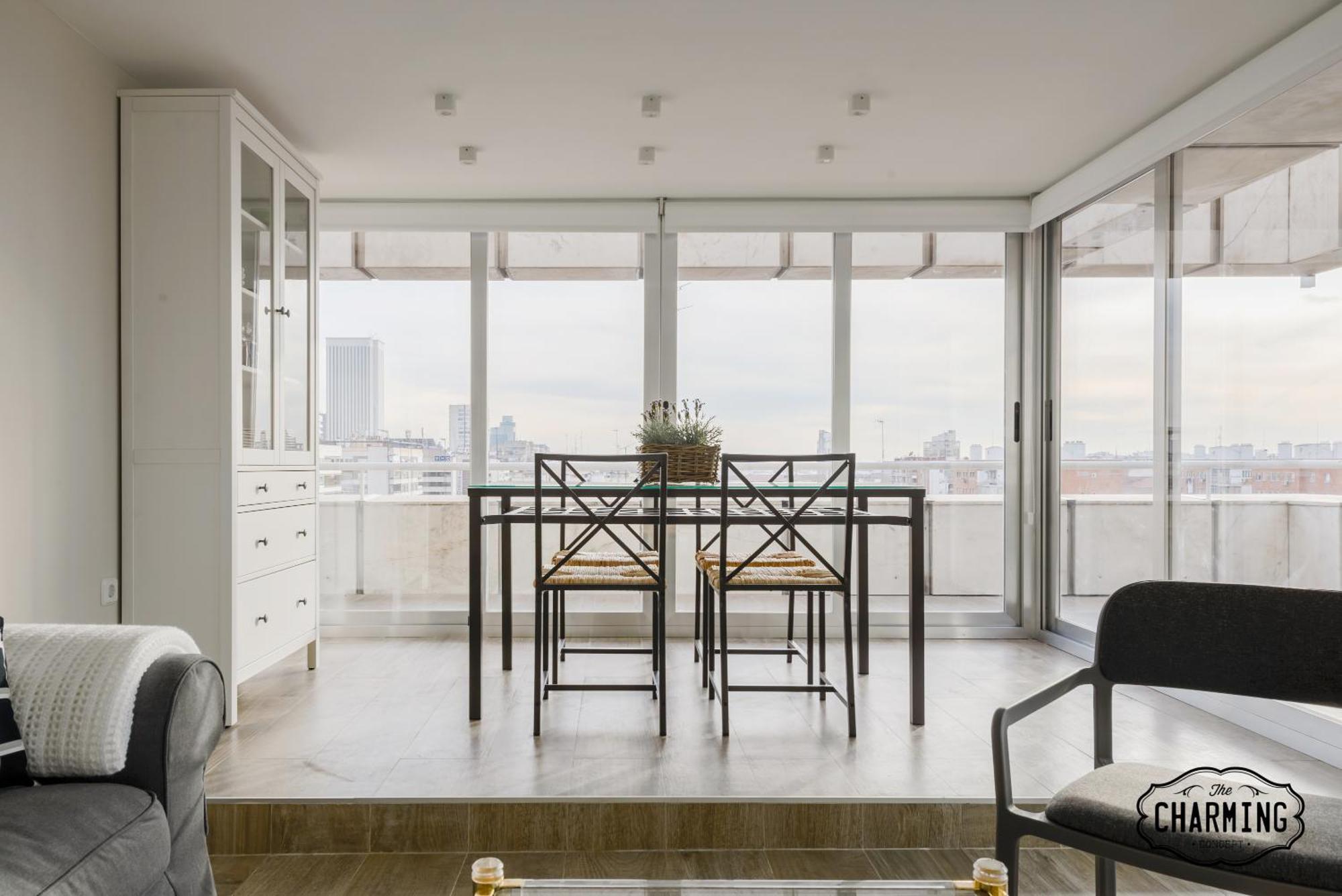 Charming Eurobuilding 2 Terrace Exclusive - Plaza De Parking Apartment Madrid Bagian luar foto